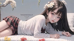JK裙女孩