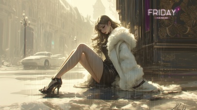 散发出清新光泽，像初雪后大地