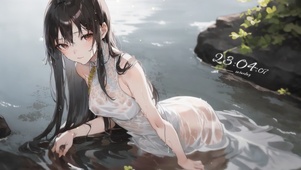 纯欲系水中女生