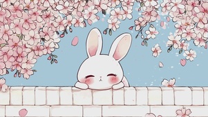 花下小兔