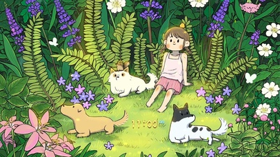 秘密花丛可爱少女与萌宠