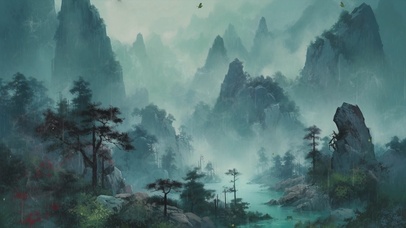 水墨山水壁纸