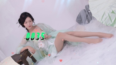 清纯长腿古风美女