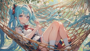 蓝发少女摇篮