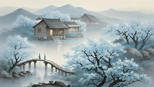 水墨艺术融合