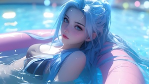 泳池少女金克斯