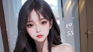 红唇少女