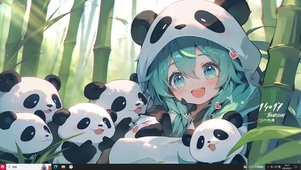 可爱熊猫宝宝