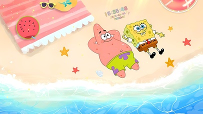 海绵宝宝海边度假