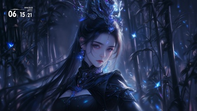 烟雨墨冷竹离殇