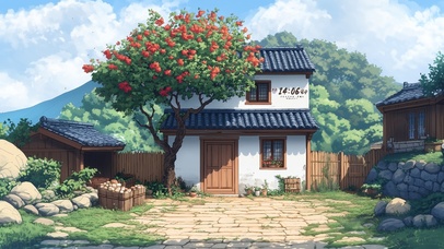 我家门前有棵树