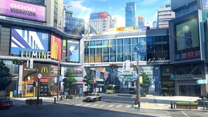 唯美樱花街道