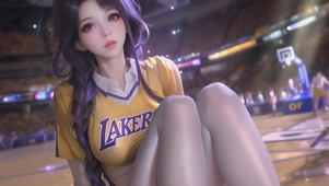 篮球场啦啦队队长