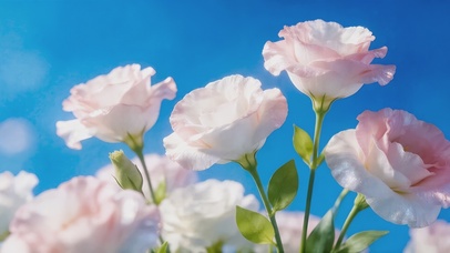 清新护眼洋桔梗