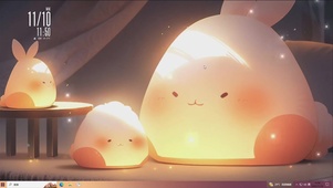 圆润小兔子