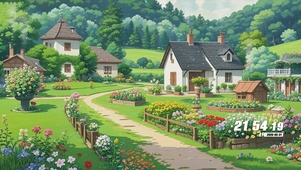 护眼绿景