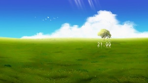 唯美绿色护眼风景