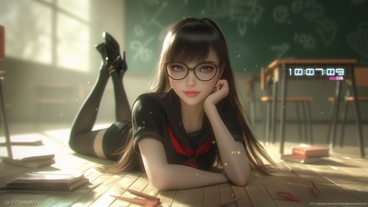 她的气质如冬雪般纯净