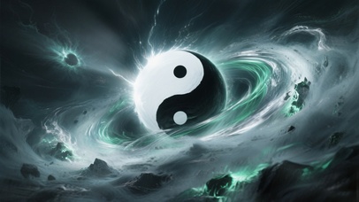 青白炁悬两仪游