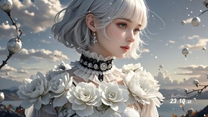 鲜花围脖