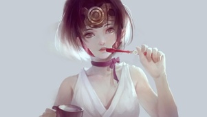 起床洗漱的无名