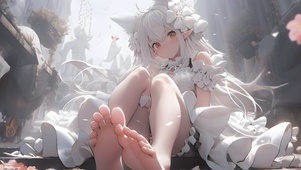 白色兽耳