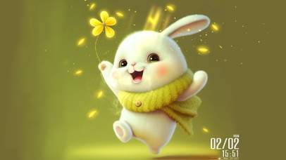 送财送爱小萌兔