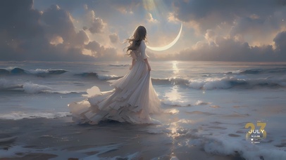 【唯美少女】清纯海边美女（禁转