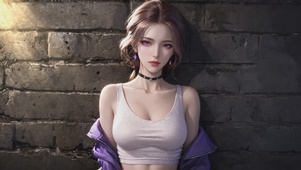 甜美可爱短发时尚御姐
