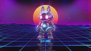 赛博DJ红人拉布布
