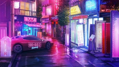 霓虹街道