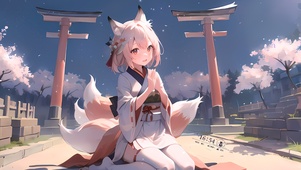 AI-圣庙狐女