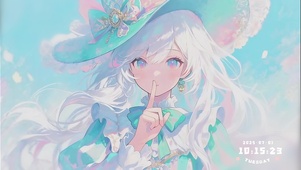 小清新禁声少女
