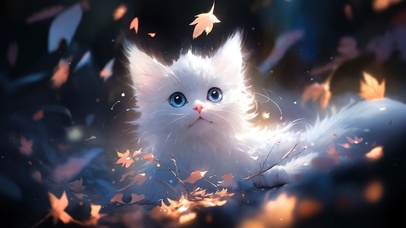 可爱治愈好奇猫