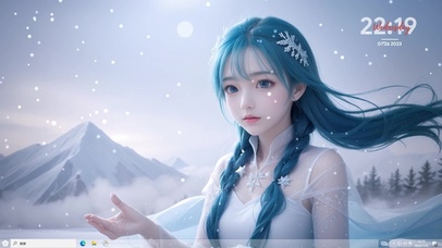 4k冰雪美少女