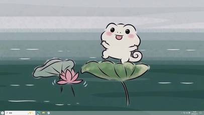 荷叶上的小青蛙
