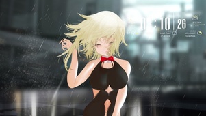 雨中漫步