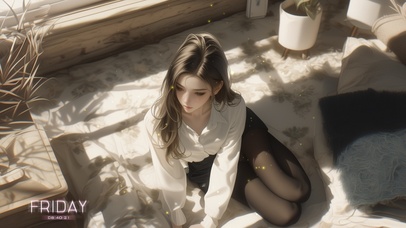 她的目光如同一池春水