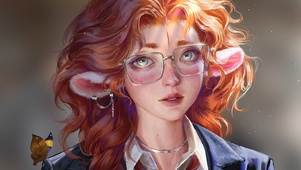 4k可爱小羊女孩