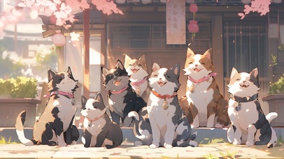 4K呆萌可爱小猫咪