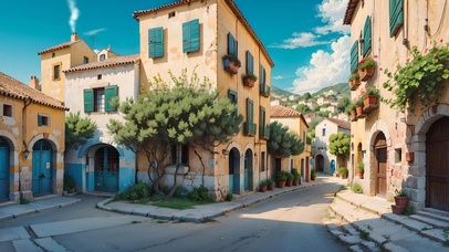 意大利小镇街道