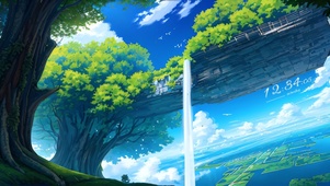 奇幻空间入海天瀑