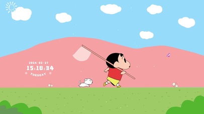 可爱卡通蜡笔小新