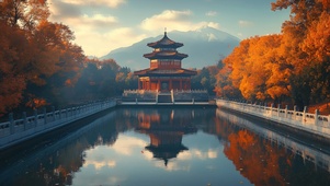 古建深秋