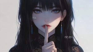 安静的女孩