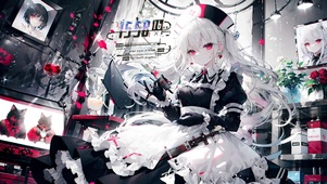 唯美雪白室内少女