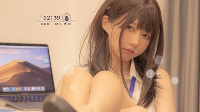 清纯性感制服美女