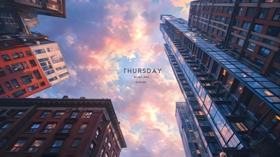 极致梦幻！晚霞映照 唯美城市