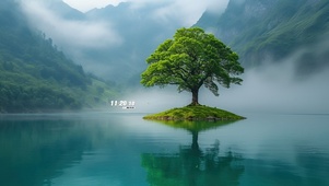 护眼湖光水镜