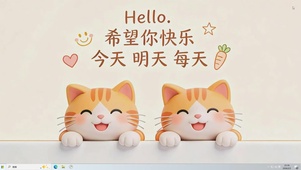 希望每天快乐桌面主题